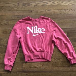 Juniors size XS Nike pink crewneck